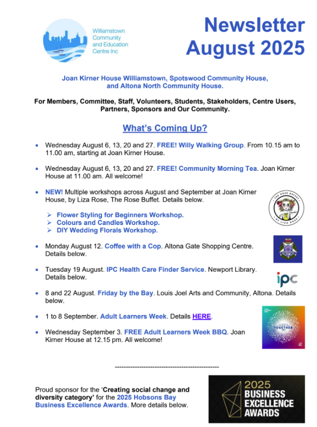 Newsletter cover